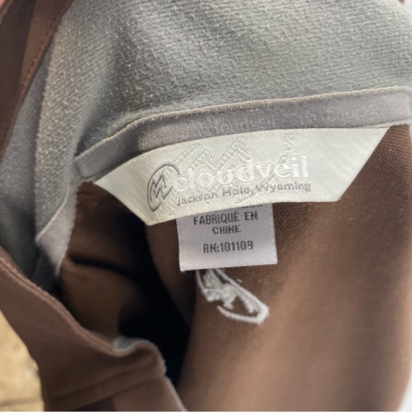 Cloudveil Jackson Wyoming Lightweight Brown Zip Up Jacket Small - Picture 4 of 7